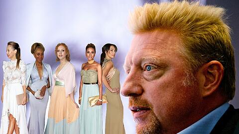 Boris Becker und die Frauen - bei &bdquo;Raffaello Summer Day&ldquo; in Berlin waren zahlreichen (Ex-)Frauen aus dem Leben des Tennisstars versammelt.