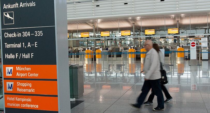 Streik aber kein Chaos: Eindrücke vom Flughafen München am Freitagvormittag