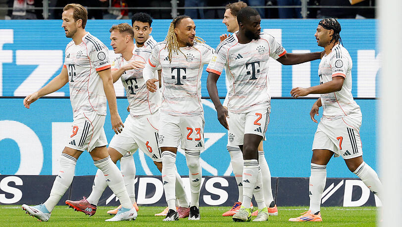Perfekter Saisonstart: Aus dem Team des FC Bayern ragen einige Spieler wie Harry Kane (l.) oder Serge Gnabry (r.) noch heraus.