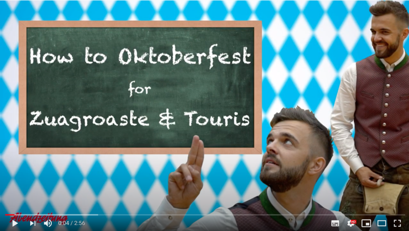 How to Oktoberfest: Wir haben ein paar der lustigsten und wissenswertesten Punkte im Video aufgegriffen. How to Oktoberfest: Wir haben ein paar der lustigsten und wissenswertesten Punkte im Video aufgegriffen.
