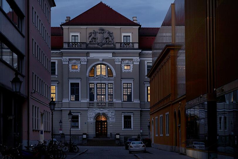 Wagnerstraße: Hier der Blick auf das Paläontologische Museum.