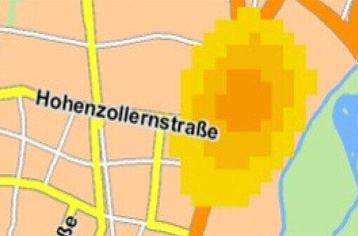 Von Gelb bis rot: Das sind die Hotspots in München wenn es um die Häufigkeit von Verbrechen geht.