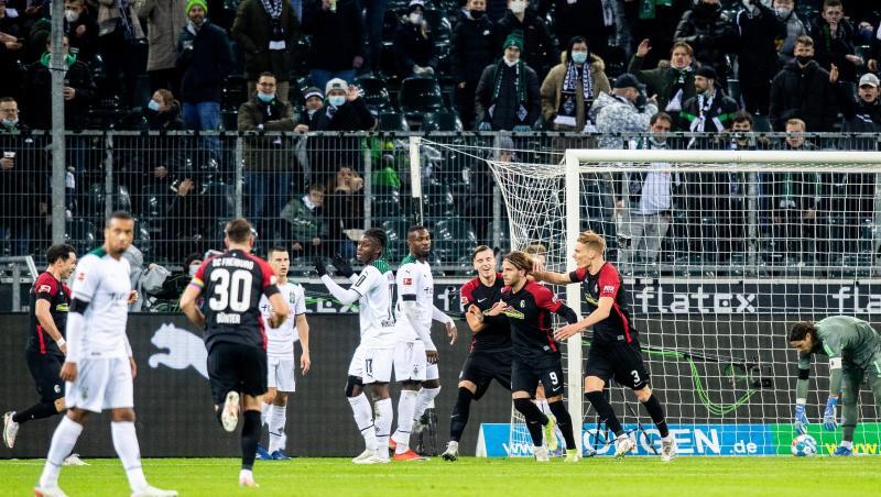 Freiburg lag in Mönchengladbach bereits nach 25 Minuten mit 5:0 vorn.