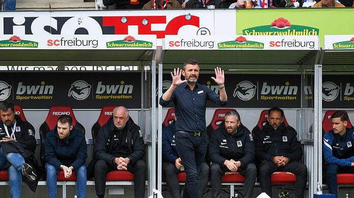 Michael Köllner sah gegen Freiburg II seine vierte Gelbe Karte in der Saison.