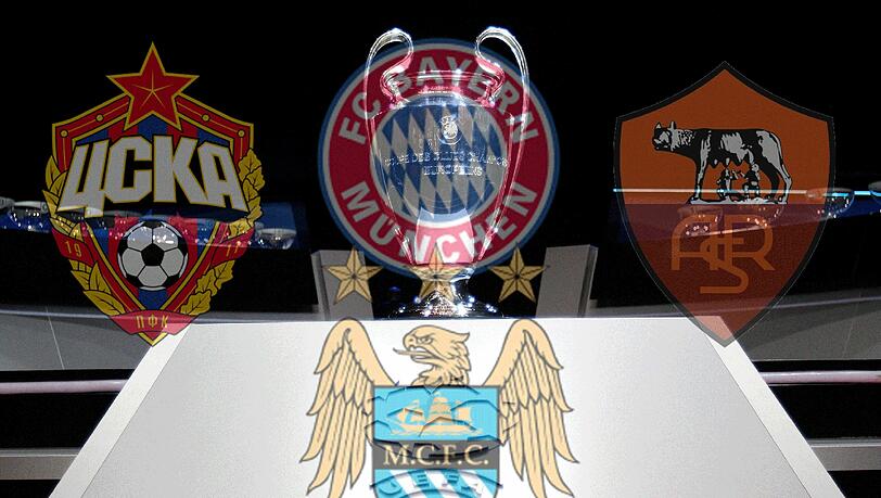 Wieder geht's für die Bayern gegen ZSKA Moskau und Manchester City. Wieder geht's für die Bayern gegen ZSKA Moskau und Manchester City.
