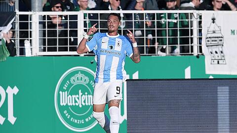 Getroffen und verballert: TSV-1860-Torjäger Joel Zwarts.