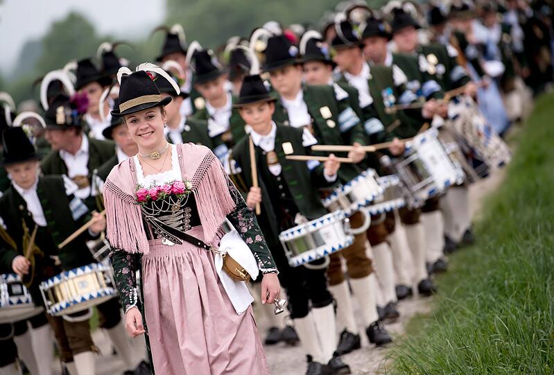 Die Bilder vom Patronatstag der bayerischen Gebirgsschützen.