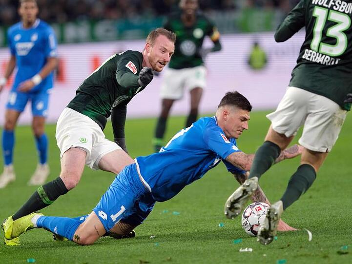 Kein Sieger im Duell Wolfsburg gegen Hoffenheim.