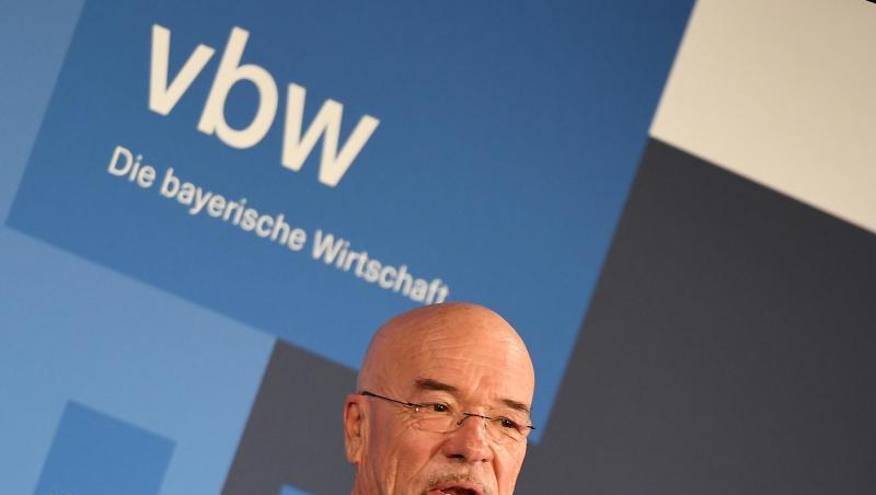 Vbw-Präsident Wolfram Hatz zeigt sich bei Prognosen nur wenig optimistisch. (Archivbild)