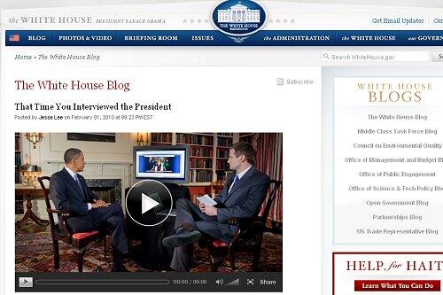 US-Präsident gibt Youtube-Nutzern Interview