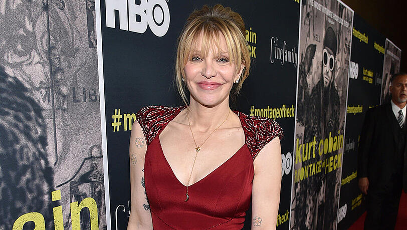 Courtney Love bei der Premiere von "Kurt Cobain: Montage of Heck" in Los Angeles Courtney Love bei der Premiere von "Kurt Cobain: Montage of Heck" in Los Angeles