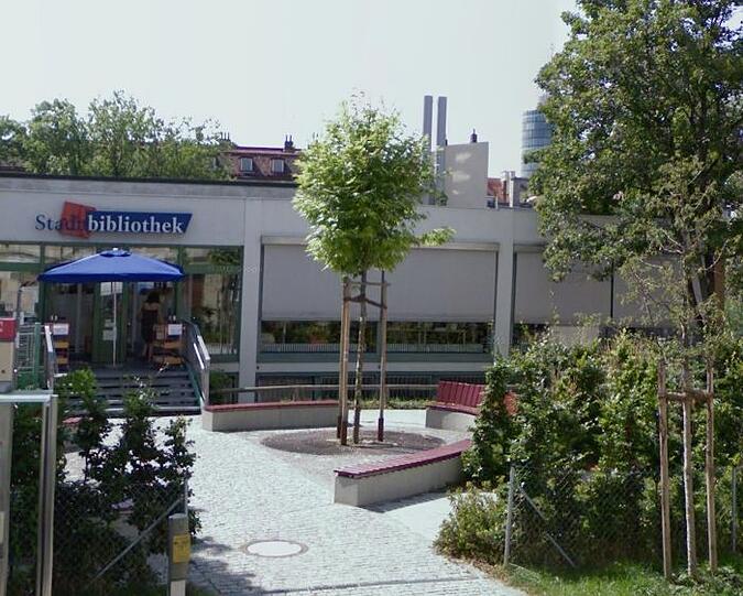 Die Stadtbibliothek Westend.