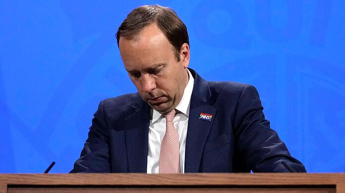 Der britische Ex-Gesundheitsminister Matt Hancock ist schon öfter wegen seines Verhaltens negativ aufgefallen.