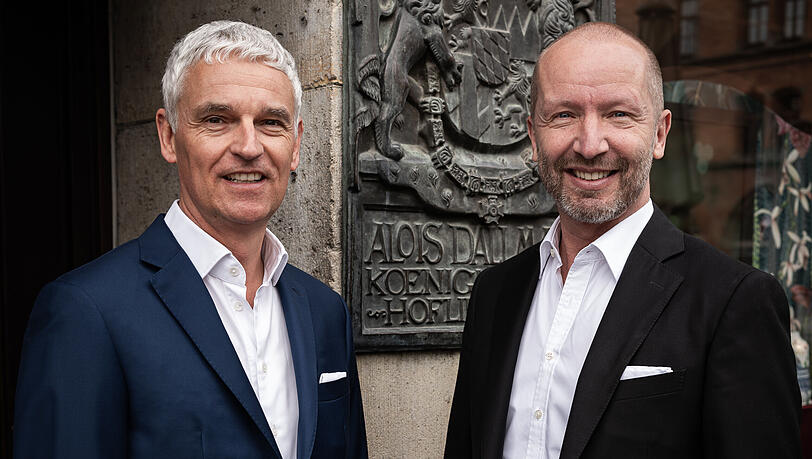Schwiegersohn Johannes Dengler und Florian Randlkofer.