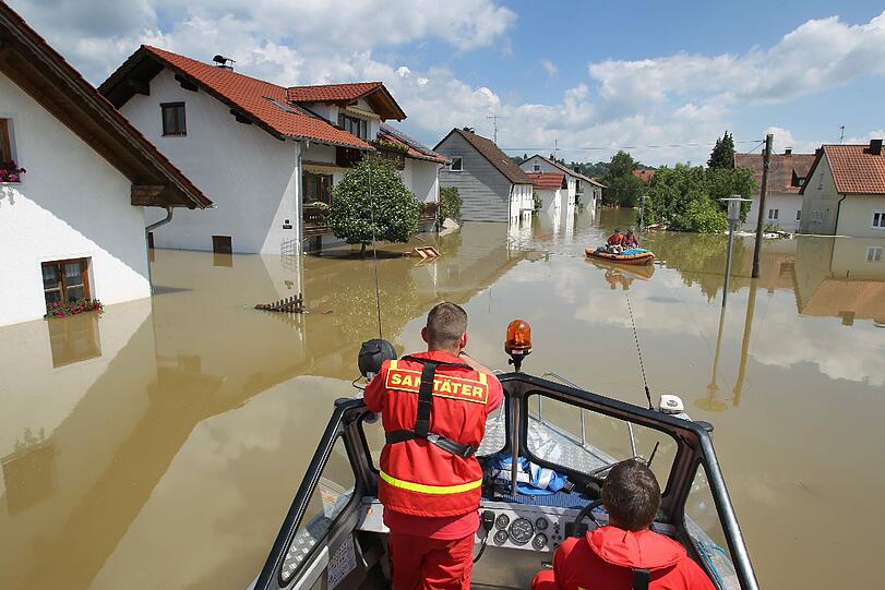 Aktuelle Fotos vom Hochwasser in Deggendorf: Fotos von der Flut.