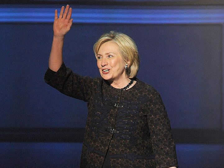 Hillary Clinton bewundert Angela Merkel