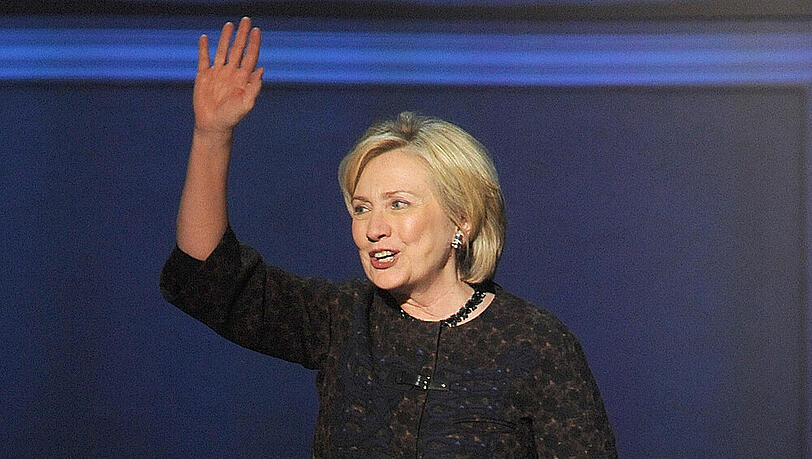 Hillary Clinton bewundert Angela Merkel Hillary Clinton bewundert Angela Merkel