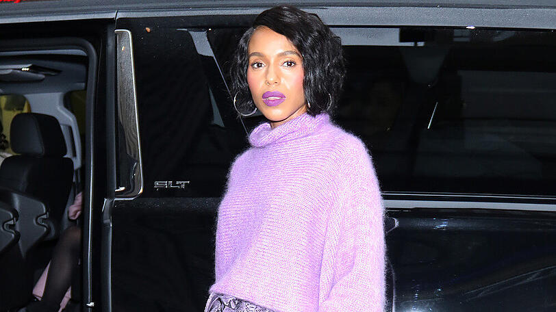 Kerry Washington zeigt, wie farbenfroh ein Herbst-Look sein kann