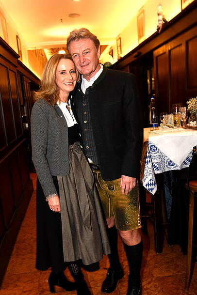 Lambert Dinzinger mit Freundin Andrea Busch