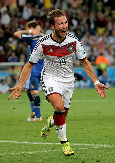 So schön jubelte Mario Götze nach dem Siegtor gegen Argentinien, das den vierten WM-Titel bedeutete.