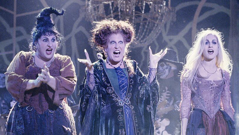 Kathy Najimy (l.), Bette Midler und Sarah Jessica Parker (r.) in "Hocus Pocus". Kathy Najimy (l.), Bette Midler und Sarah Jessica Parker (r.) in "Hocus Pocus".