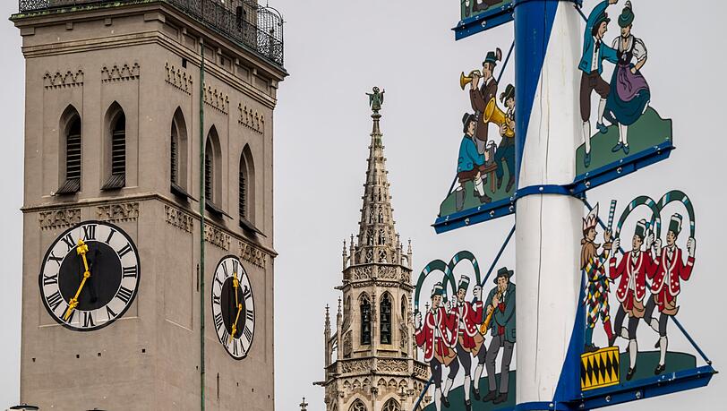 Der Münchner Viktualienmarkt hat seinen Platz im Herzen der Altstadt. (Archivbild)