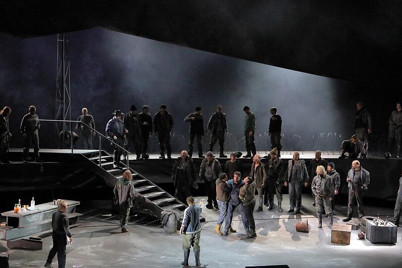 "La fanciulla del West" im Nationaltheater.