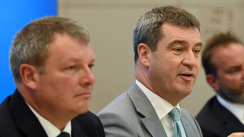 Ernst Weidenbusch (l.) und Markus Söder im Jahr 2015.