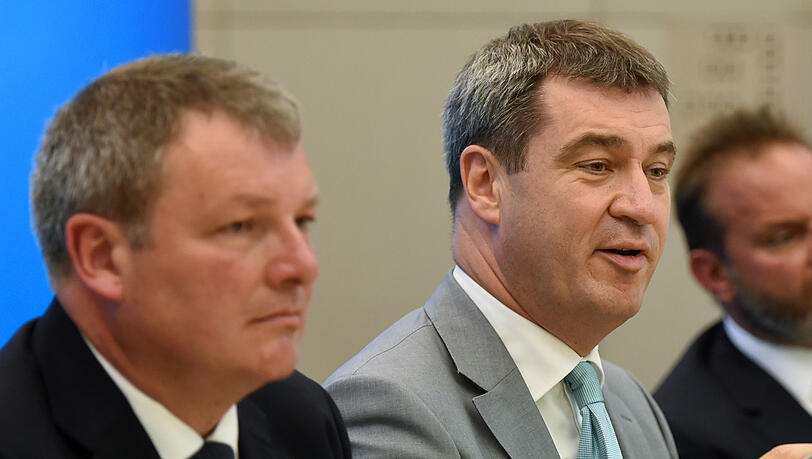 Ernst Weidenbusch (l.) und Markus Söder im Jahr 2015.