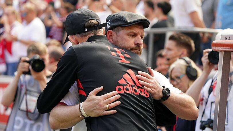 Steffen Baumgart (h.) und Thomas Tuchel - zugleich Gegner und Verbündete.