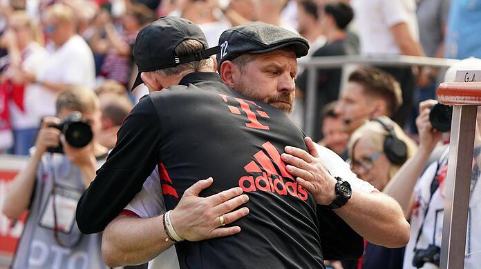 Steffen Baumgart (h.) und Thomas Tuchel - zugleich Gegner und Verbündete.