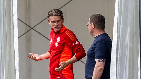 Eberl und Freund treiben die Personalplanugen voran.