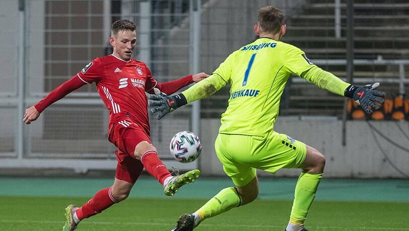 Timo Kern sorgte für die zwischenzeitliche Führung der Bayern Amateure.