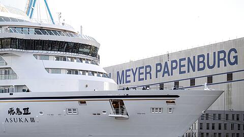 Die Orderbücher der Meyer Werft sind voll. (Archivbild)