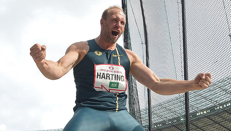 Robert Harting nach seinem Sieg beim ISTAF. Jetzt will er in der Diamond League triumphieren. Robert Harting nach seinem Sieg beim ISTAF. Jetzt will er in der Diamond League triumphieren.