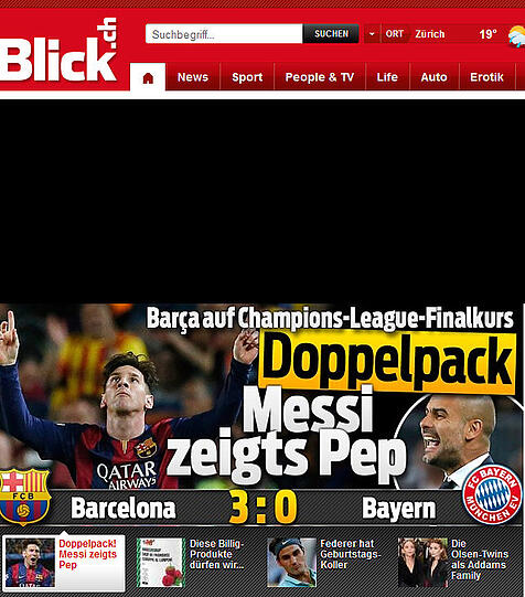 Die internationalen Pressestimmen 3:0-Niederlage gegen Barca.