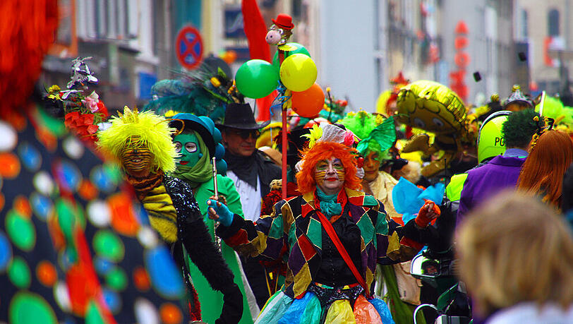 In Köln ist der Rosenmontag besonders bunt In Köln ist der Rosenmontag besonders bunt