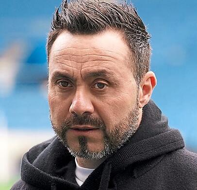 Toptrainer in England: Roberto de Zerbi. Toptrainer in England: Roberto de Zerbi.
