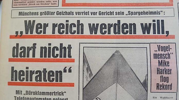 So stand es am 31. Juli 1974 in der AZ.