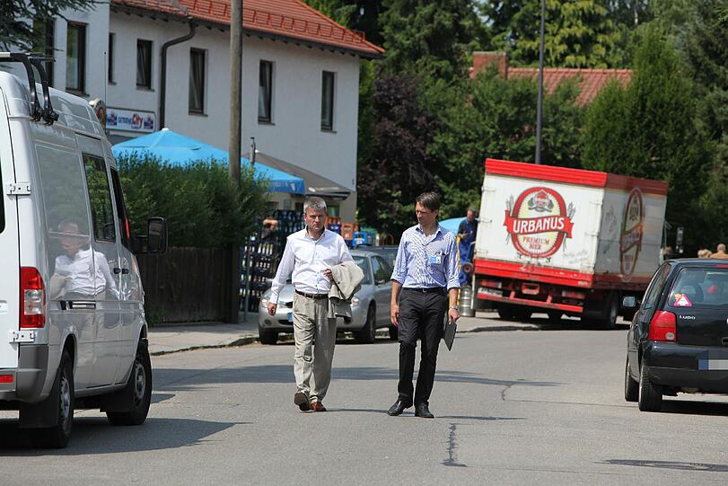 Die weiteren Bilder vom Tatort an der Kreuzung Georgenstraße/Germeringer Straße