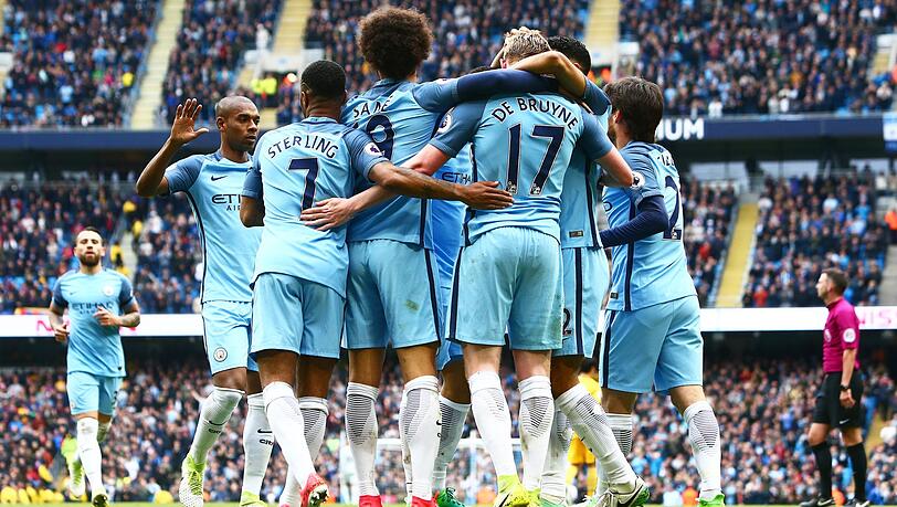 Tabellenführer der Premier League unter Pep Guardiola: Manchester City.