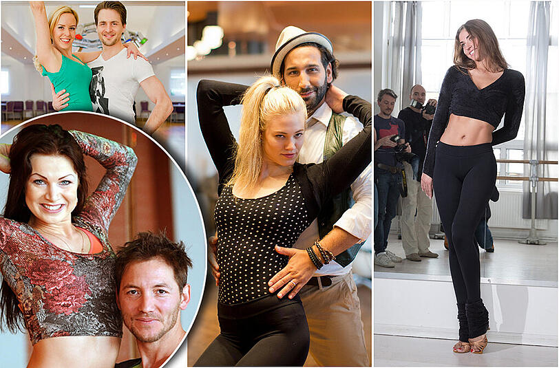 Das könnte eine heiße "Let's-Dance"-Staffel werden! Dschungelprinzessin Larissa und Sänger Alexander Klaws haben sich beim Training schon mächtig ins Zeug gelegt. Auffällig sexy: Tänzerin Ekaterina Leonova, die Tanzpartnerin von Patrice Bouedibela