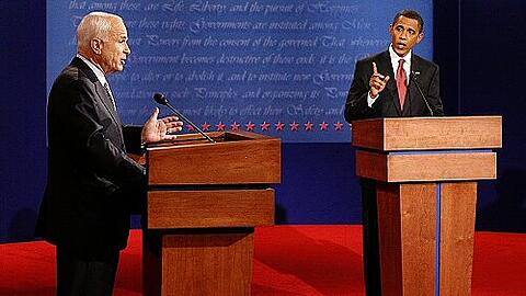 McCain und Obama kommen für die Abstimmung nach Washington