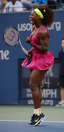 Serena Williams gewinnt gegen die Italienerin Sara Errani mit 6:1, 6:2 und zieht ins Finale der US Open in New York ein. Dort trifft sie auf Wiktoria Asarenka