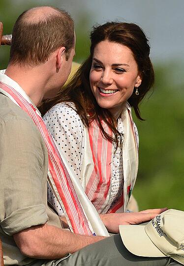 Kate und William bei ihrer Safari im Kaziranga-Nationalpark.