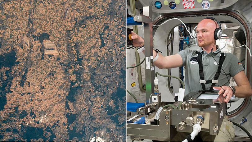 Alexander Gerst ist seit Anfang Juni auf der Raumstation ISS.