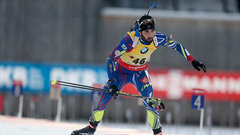 Sieger im Einzelrennen in Ruhpolding: Der Franzose Martin Fourcade. Sieger im Einzelrennen in Ruhpolding: Der Franzose Martin Fourcade.