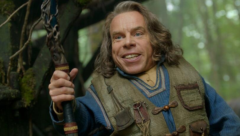 Warwick Davis als Willow Ufgood in "Willow".