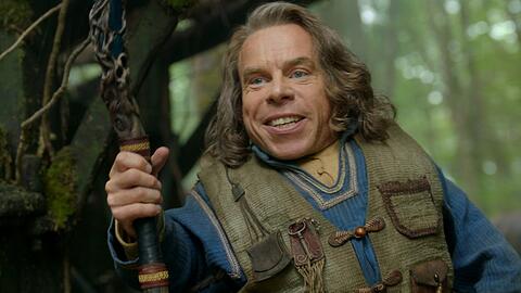 Warwick Davis als Willow Ufgood in "Willow".