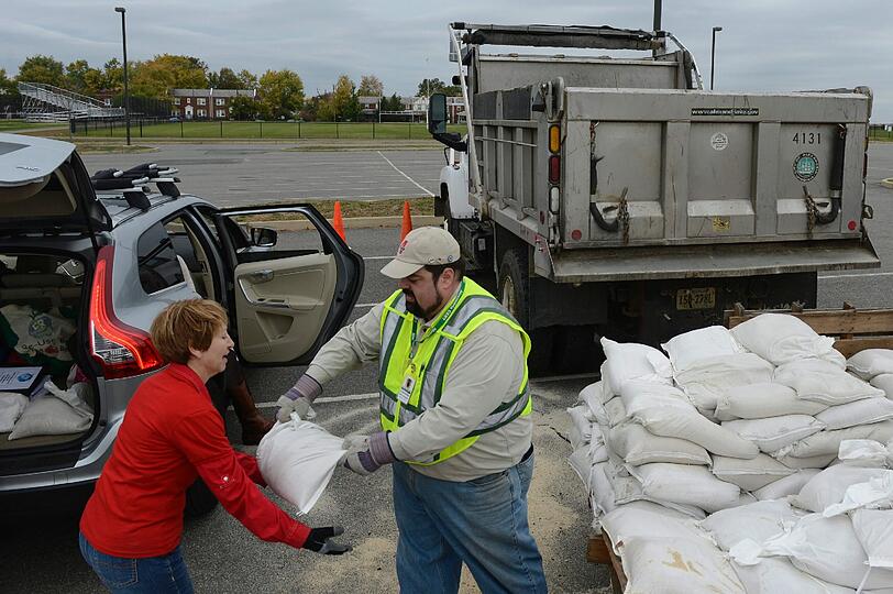Die Ostküste der USA: Vorbereitungen auf den Hurrikan "Sandy"